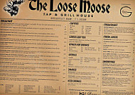 The Loose Moose Tap Grill House menu