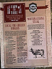 Trails Cafe menu