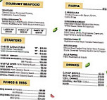 Feathers Pizzeria menu