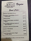 Kelly's Cafe menu