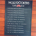 Mollydookers Cafe And menu
