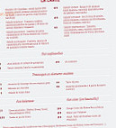 Chez Sophie menu