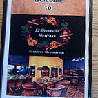 El Rinconcito Mexican menu