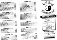 Loi Eng Restaurant menu