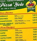 Pizza'yolo menu