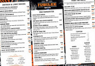 Jubilee Tavern menu
