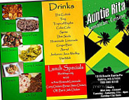 Auntie Rita's Jamaican Cuisine menu