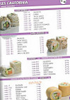 Nina Sushi menu