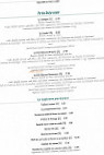 Cafe Les Deux Magots menu