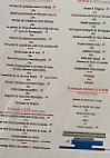 Le Parisien menu