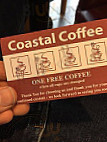 Coastal Coffee menu