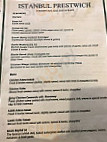 Istanbul Grill Prestwich menu