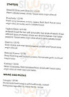 Olivo Margate menu