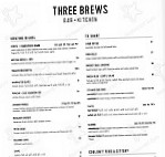 Three Brews Kitchen menu