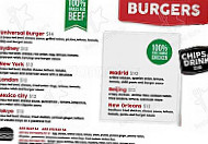 Universal Burger Co. Auburn menu