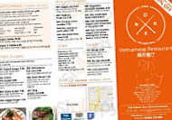 Oren Pho Grill menu