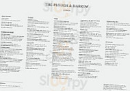 Plough Harrow menu