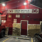 The Iron Works Barbeque outside