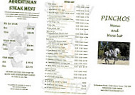 Pinchos menu