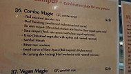 Balinese Spice Magic Restaurant menu