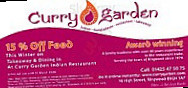 Curry Garden menu