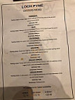 Loch Fyne Seafood Grill menu