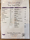 The Angorfa Breakfast Cafe menu