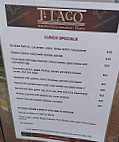 Il Lago menu