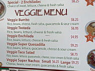 El Patio 2 menu
