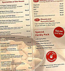 Albany Court Chinese menu