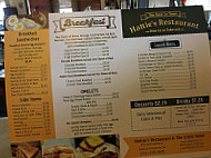 Hattie's menu
