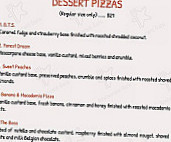 Mamma Mia Pizzeria menu