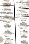 La Palme D’or menu