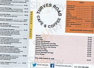 Turves Road Cafe Coffee menu