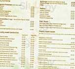 Butterflies Cafe menu