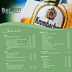 Bariton Cafe Restaurant menu