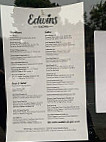 Edwin's Carmel menu