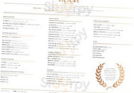 Victors Oxford menu