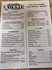 Kehoe's Dixie Cafe menu