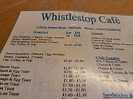 Whistlestop Cafe menu