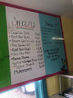 Wakeboard Willie's menu