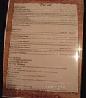 Bell House Restaurant menu