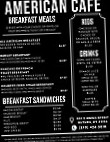 American Cafe menu