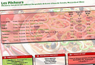 Pizza Mezina menu