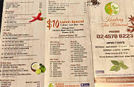 Kasalong Thai Richmond menu