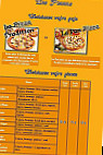 Home's Pizza menu