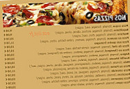 Pizza Mido menu