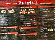 Jinsusa menu