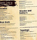 Settlers Tavern menu