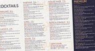 The Bear Inn menu